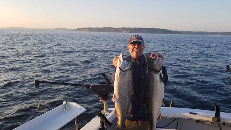 King Salmon Fishing Spots in The Puget Sound