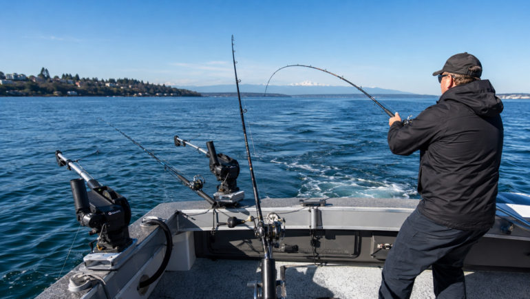 What Is Trolling? A Fishing Charter Guide to Salmon Fishing in Puget Sound