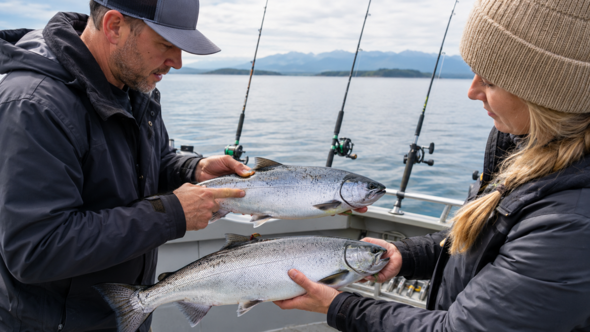 Hatchery vs. Wild Salmon: How to Tell the Difference on a Fishing Charter